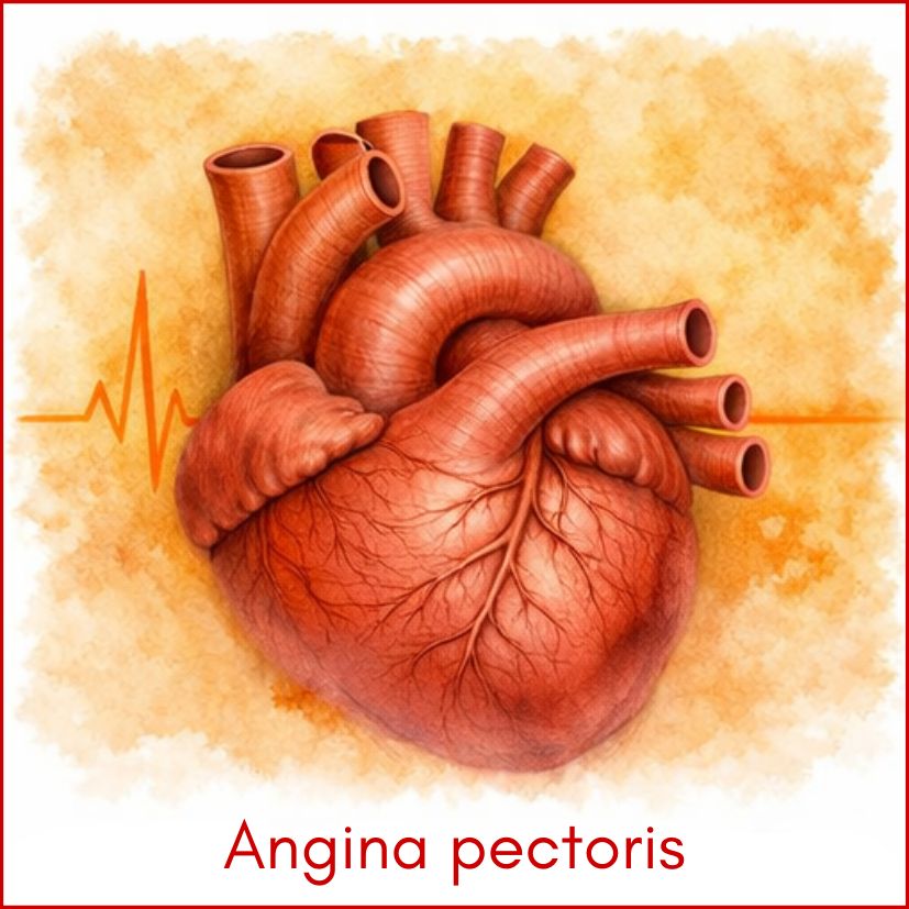 Angina pectoris: pijn op de borst door zuurstoftekort in het hart